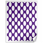 Purple Polkadot Canvas 36  x 48  (Unframed) 35.26 x46.15  Canvas - 1