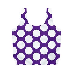 Purple Polkadot Reusable Bag (m) by Zandiepants