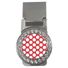 Red Polkadot Money Clip (cz) by Zandiepants