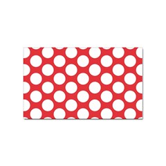 Red Polkadot Sticker (rectangle) by Zandiepants