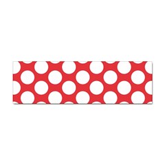 Red Polkadot Bumper Sticker by Zandiepants