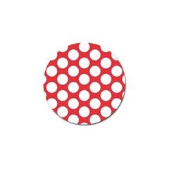 Red Polkadot Golf Ball Marker 4 Pack by Zandiepants