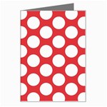 Red Polkadot Greeting Card Left