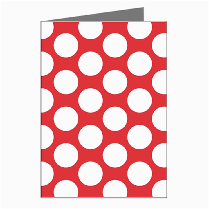 Red Polkadot Greeting Card