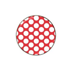 Red Polkadot Golf Ball Marker 4 Pack (for Hat Clip) by Zandiepants