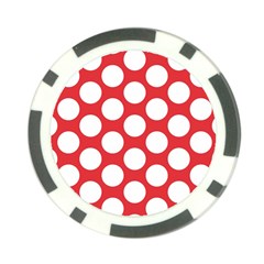 Red Polkadot Poker Chip by Zandiepants