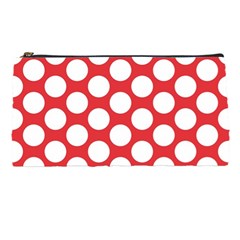 Red Polkadot Pencil Case by Zandiepants