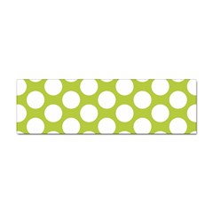 Spring Green Polkadot Bumper Sticker by Zandiepants