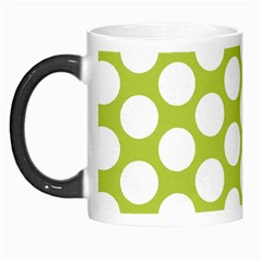 Spring Green Polkadot Morph Mug by Zandiepants