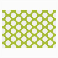 Spring Green Polkadot Glasses Cloth (large) by Zandiepants