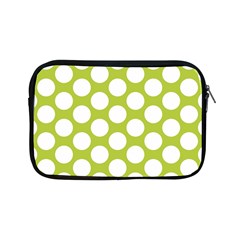 Spring Green Polkadot Apple Ipad Mini Zippered Sleeve by Zandiepants