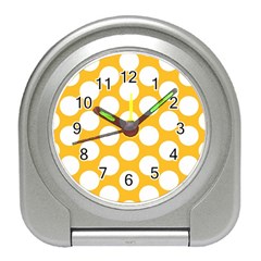 Sunny Yellow Polkadot Desk Alarm Clock by Zandiepants