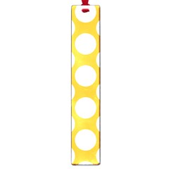 Sunny Yellow Polkadot Large Bookmark by Zandiepants