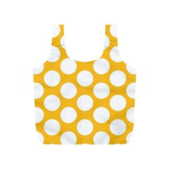 Sunny Yellow Polkadot Reusable Bag (s) by Zandiepants