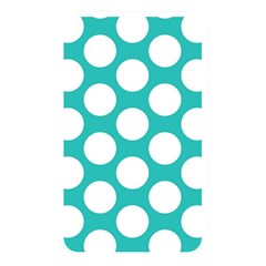 Turquoise Polkadot Pattern Memory Card Reader (rectangular) by Zandiepants