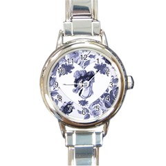 Miss Kitty Round Italian Charm Watch by misskittys