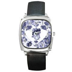 Miss Kitty Square Leather Watch by misskittys