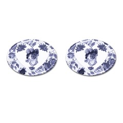 Miss Kitty Cufflinks (oval) by misskittys