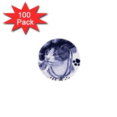 Miss Kitty Blues 1  Mini Button (100 Pack) by misskittys