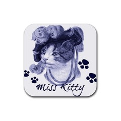 Miss Kitty Blues Drink Coaster (square) by misskittys