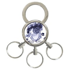 Miss Kitty Blues 3-ring Key Chain by misskittys