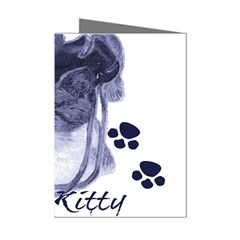 Miss Kitty Blues Mini Greeting Card (8 Pack)