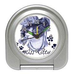 Miss Kitty Blues Desk Alarm Clock