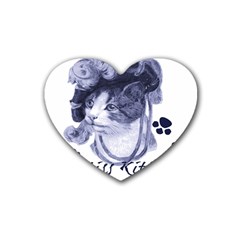 Miss Kitty Blues Drink Coasters (heart) by misskittys