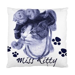 Miss Kitty Blues Cushion Case (two Sided)  by misskittys