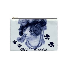 Miss Kitty Blues Cosmetic Bag (medium) by misskittys