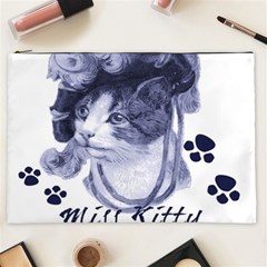 Miss Kitty Blues Cosmetic Bag (xxl) by misskittys