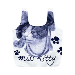 Miss Kitty Blues Reusable Bag (m) by misskittys