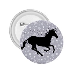 Unicorn On Starry Background 2 25  Button by StuffOrSomething