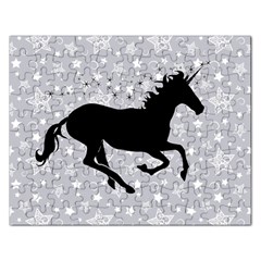 Unicorn On Starry Background Jigsaw Puzzle (rectangle) by StuffOrSomething