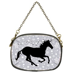 Unicorn On Starry Background Chain Purse (one Side) by StuffOrSomething