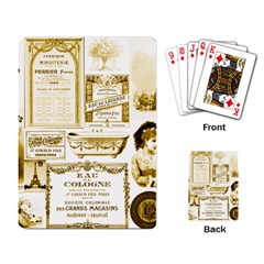 Parisgoldentower Playing Cards Single Design