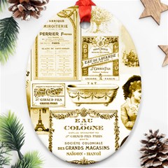 Parisgoldentower Oval Ornament (two Sides) by misskittys