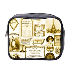 Parisgoldentower Mini Travel Toiletry Bag (two Sides)