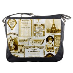 Parisgoldentower Messenger Bag by misskittys