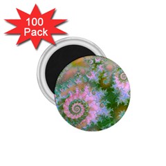 Rose Forest Green, Abstract Swirl Dance 1 75  Button Magnet (100 Pack) by DianeClancy