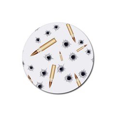 Bulletsnbulletholes Drink Coaster (round) by misskittys