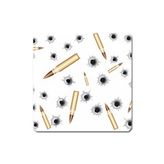 Bulletsnbulletholes Magnet (square)