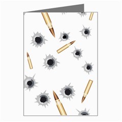 Bulletsnbulletholes Greeting Card by misskittys