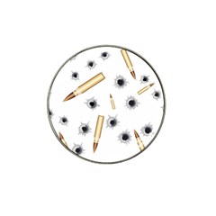 Bulletsnbulletholes Golf Ball Marker 4 Pack (for Hat Clip) by misskittys