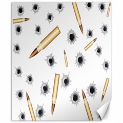 Bulletsnbulletholes Canvas 8  X 10  (unframed) by misskittys