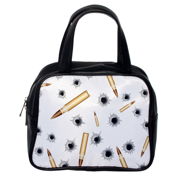 Bulletsnbulletholes Classic Handbag (One Side)