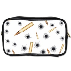 Bulletsnbulletholes Travel Toiletry Bag (one Side) by misskittys