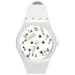 Bulletsnbulletholes Plastic Sport Watch (Medium) Front