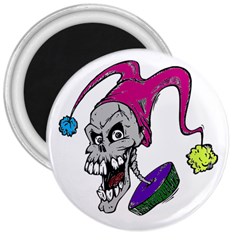 Vaping Jester 3  Button Magnet by VapeHead