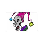 Vaping Jester Sticker (Rectangle) Front